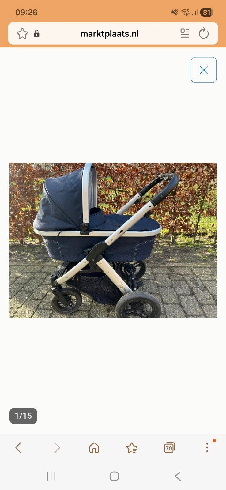 3-in-1 Kinderwagen - Gebruikt, op te halen in Tiel, Ophalen