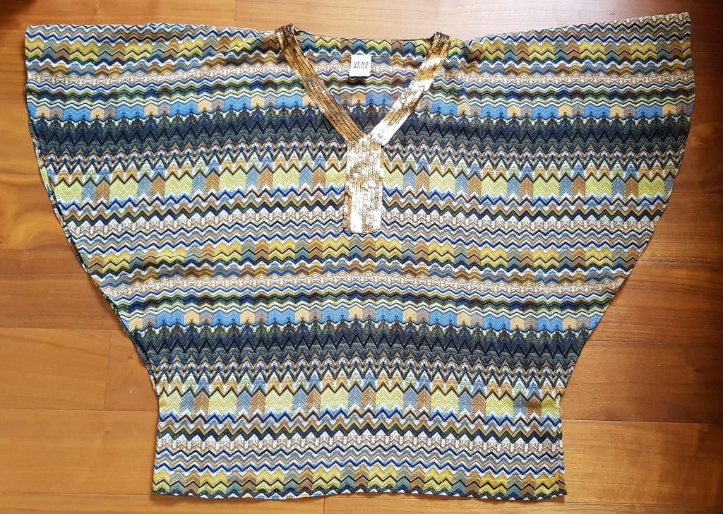 Top met gouden pailletten, maat: L, Vero Moda, Maat 42/44 (L), Ophalen of Verzenden, Zo goed als nieuw