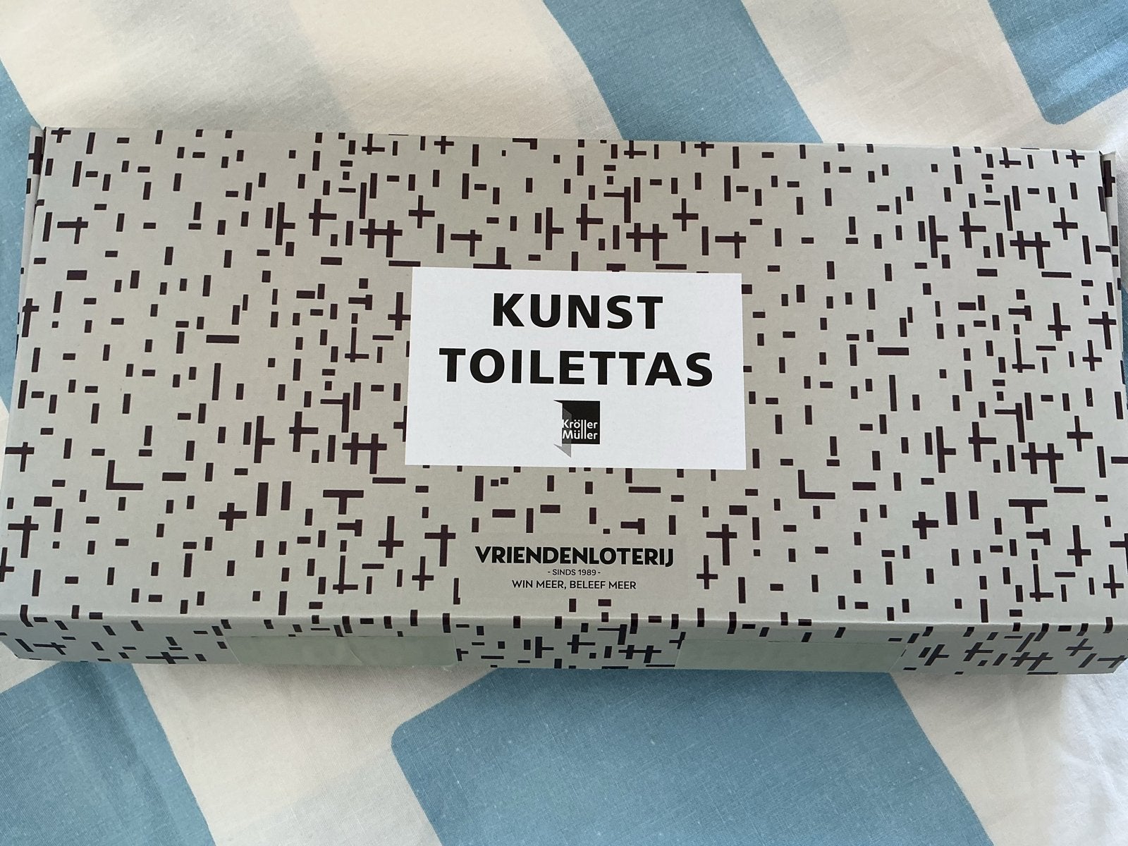 Kunst toilettas - Mondriaan stijl - Kröller-Müller, Ophalen of Verzenden, Nieuw, Meerkleurig, Heer of Dame
