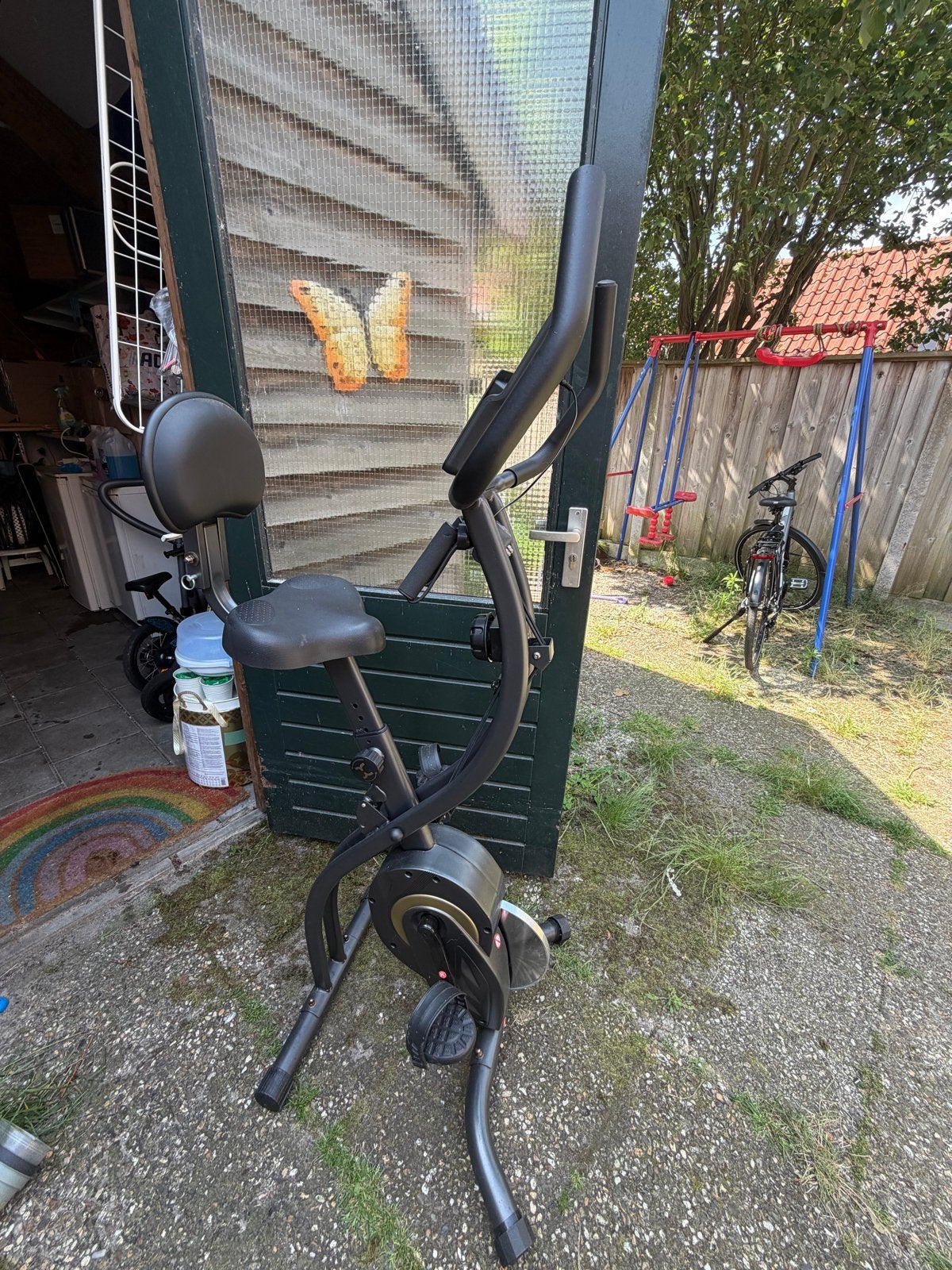 Hometrainer zo goed als nieuw, Ophalen, Zo goed als nieuw, Metaal, Benen