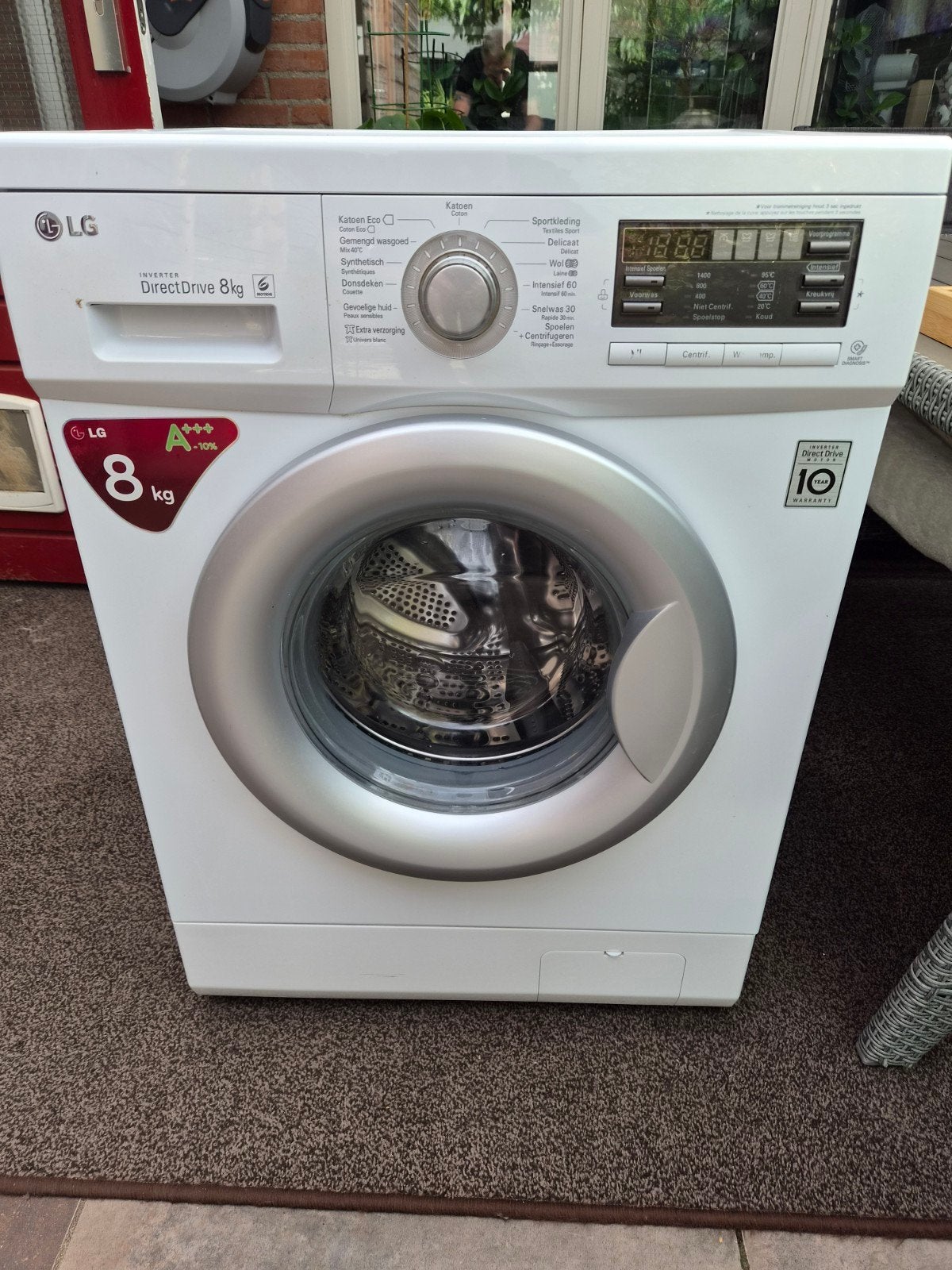 LG Wasmachine - Direct Drive 8kg A+++, 1200 tot 1600 toeren, Gebruikt, 8 tot 10 kg, Ophalen of Verzenden