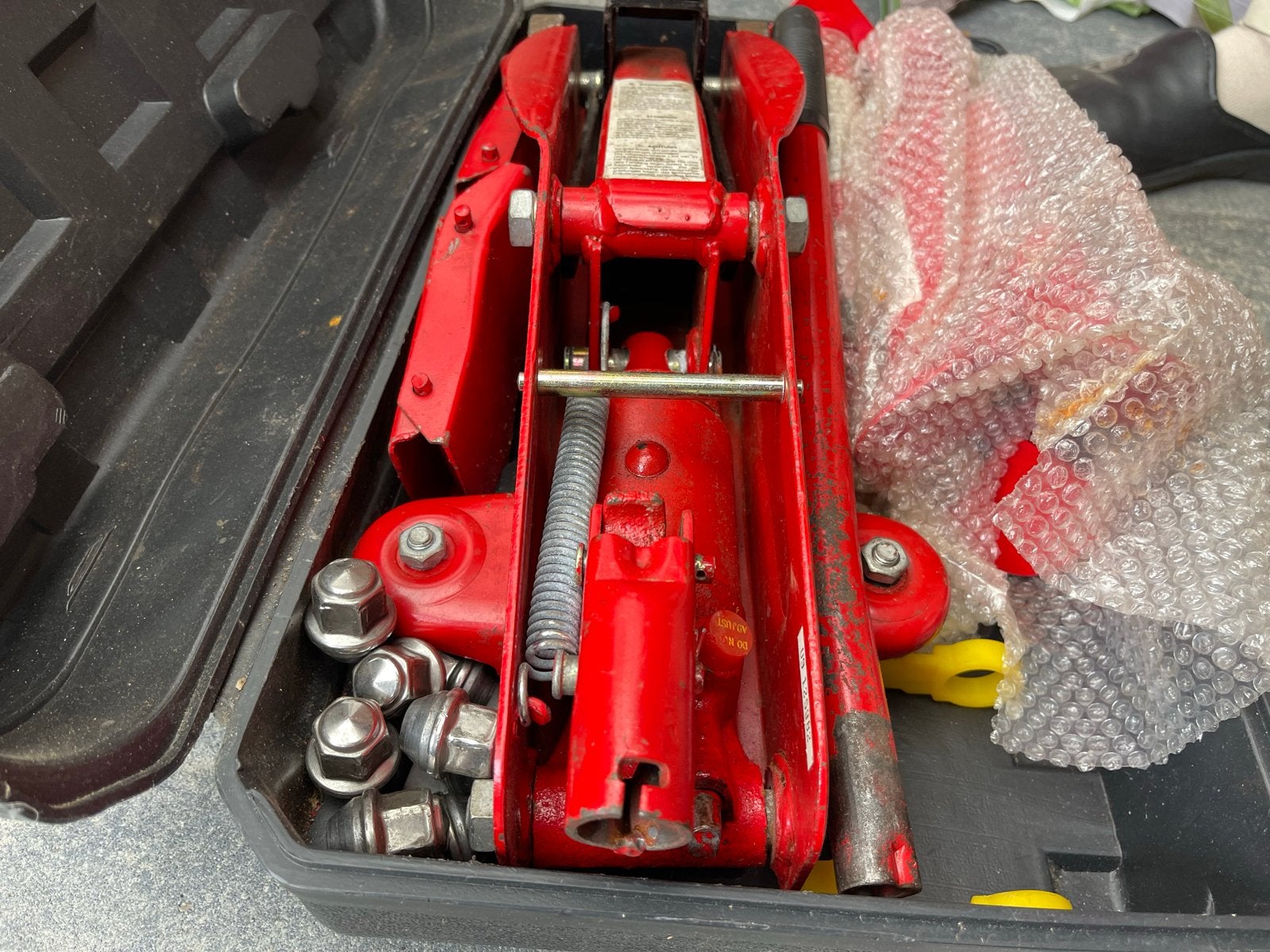 Hydraulische krik - Compact en krachtig, Ophalen, Gebruikt, Hydraulisch, Garagekrik