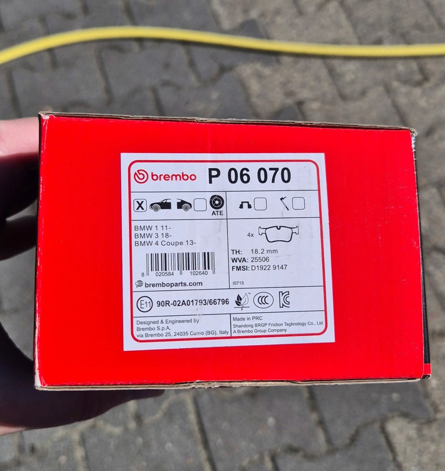 Brembo remblokken BMW P 06 070, Ophalen of Verzenden, Nieuw