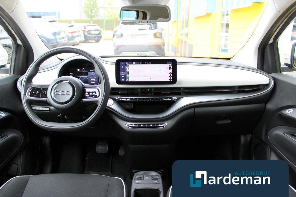 Fiat 500e 24 kWh Style Carplay Airco, Auto's, Fiat, Stof, Gebruikt, 95 pk, Met garantie (alle)