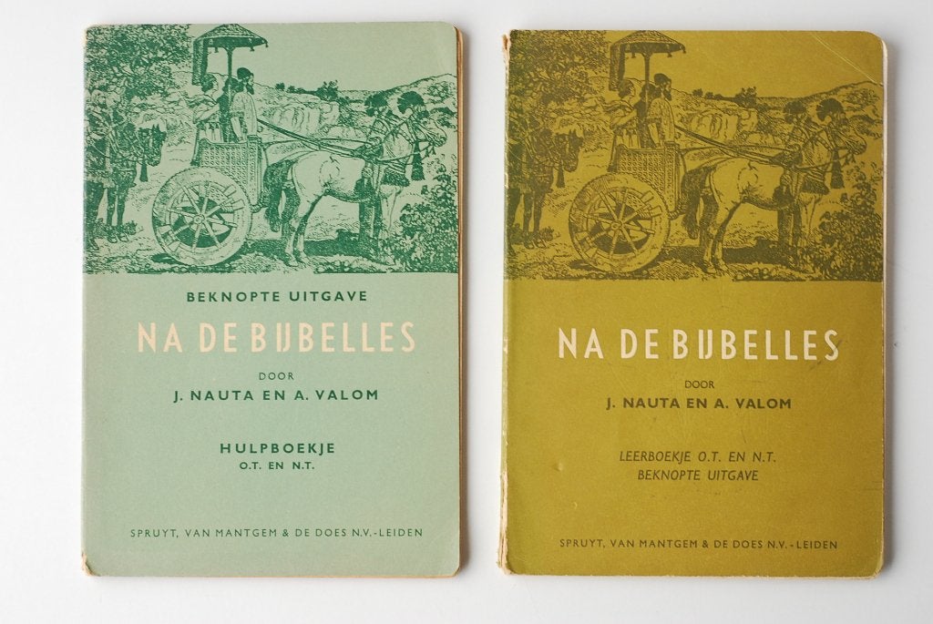 Na de Bijbelles - J. Nauta en A. Valom (2 boeken, 1961)