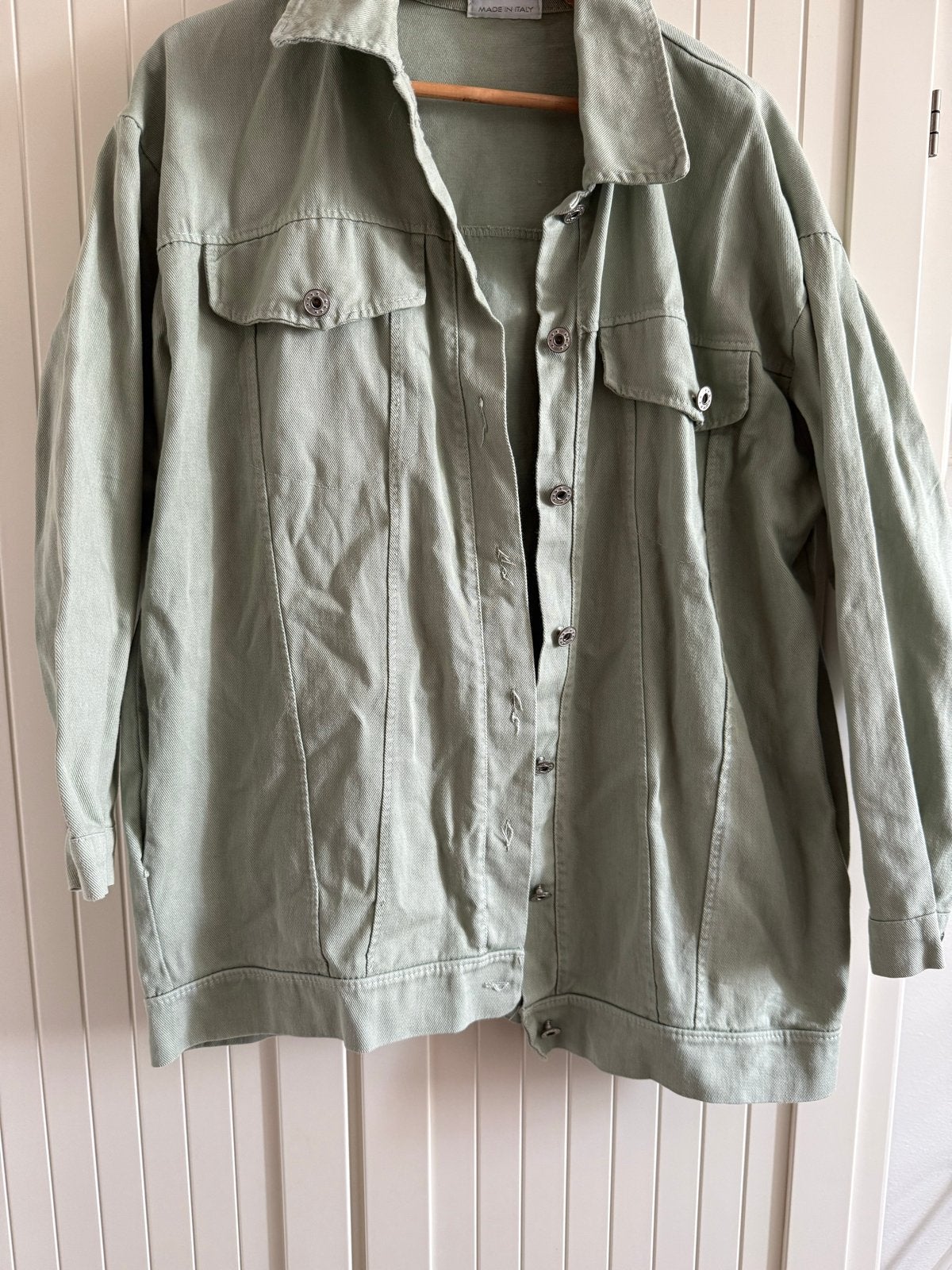Groene spijkerjas XL in zeer goede staat, Ophalen of Verzenden, Zo goed als nieuw, Maat 46/48 (XL) of groter, Groen