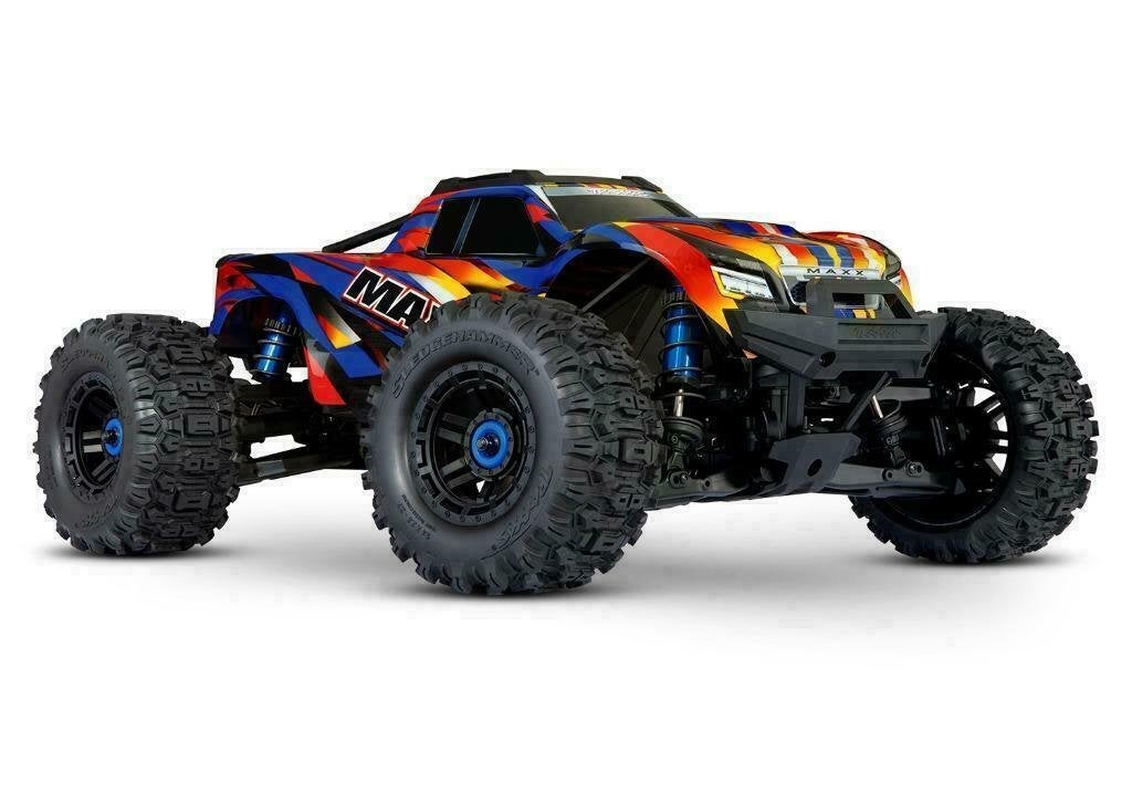Traxxas Maxx wide 4S brushless monster truck Geel., Hobby en Vrije tijd, Modelbouw | Radiografisch | Auto's, Ophalen of Verzenden