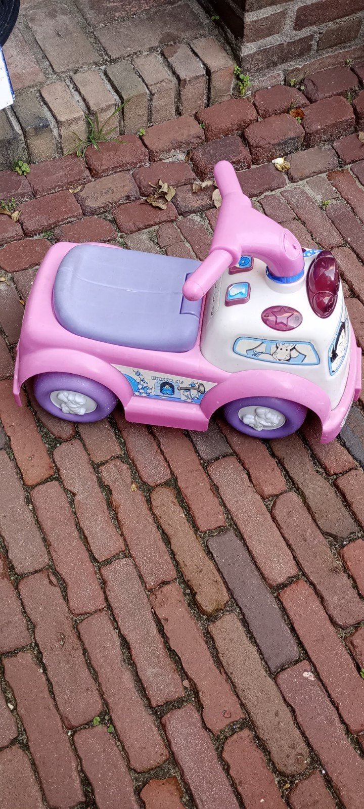 Roze loopauto voor kinderen met geluid ze, Ophalen, Gebruikt, Loopvoertuig