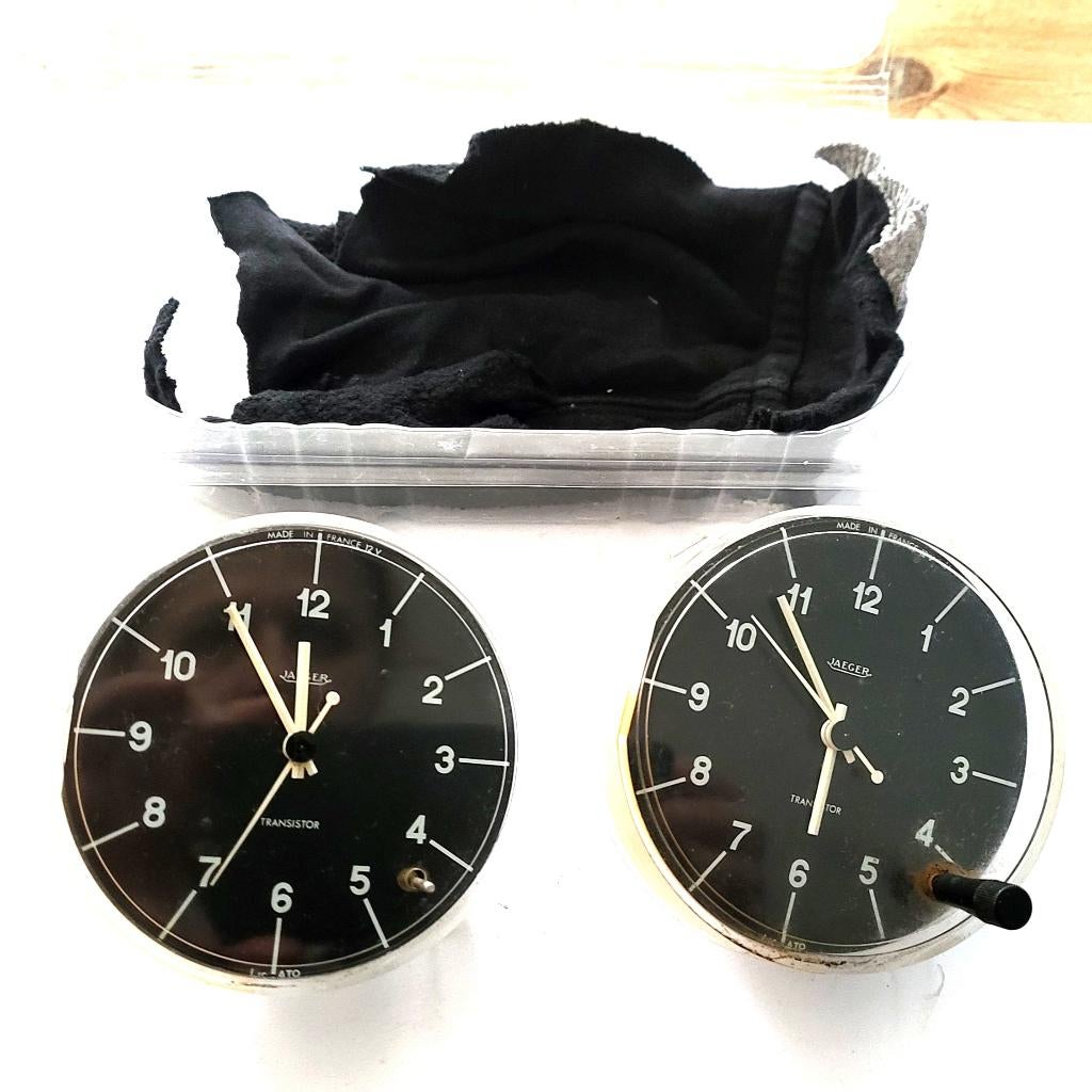 Klein materiaal Peugeot 404 deur onderdeel klok Cijfers logo, Ophalen of Verzenden, Gebruikt, Peugeot