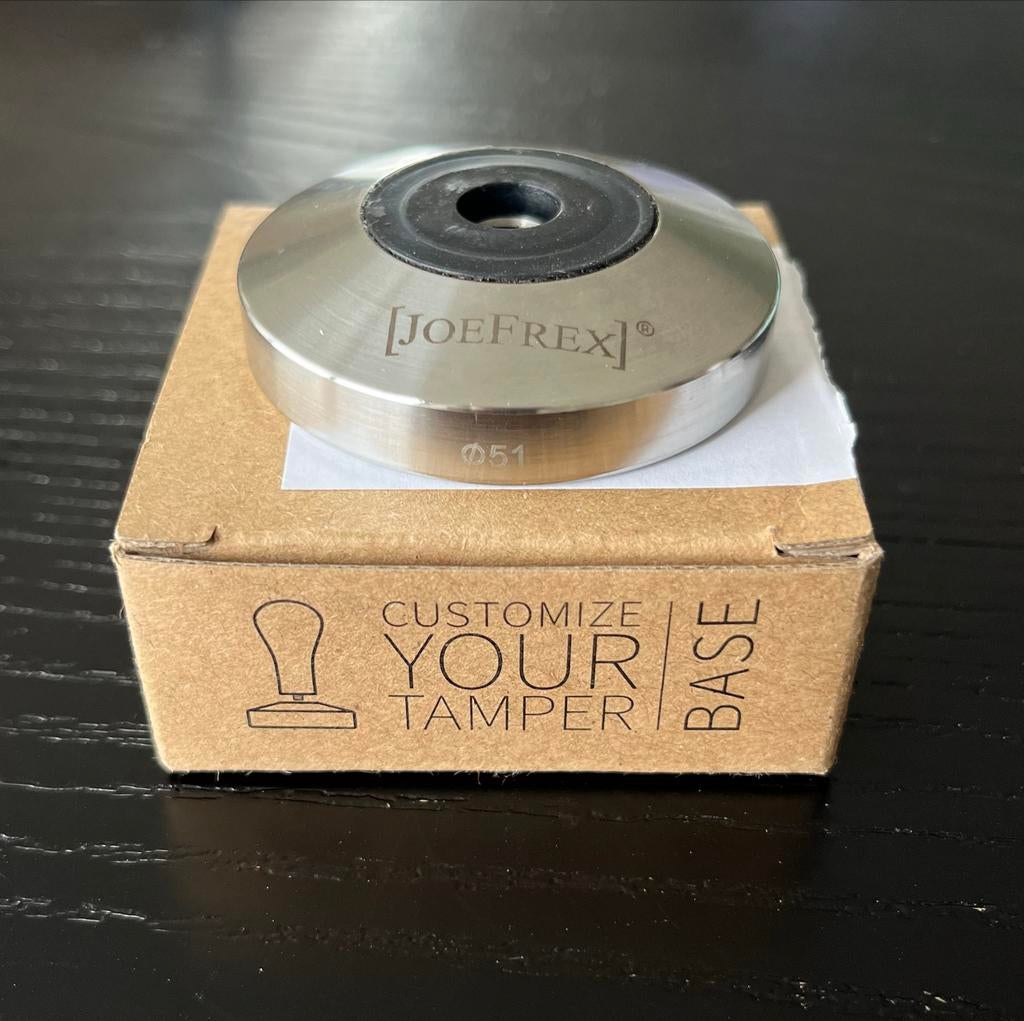 JoeFrex Tamper Basis Ø51mm, Ophalen of Verzenden, Zo goed als nieuw, Overige merken, Barista-accessoire