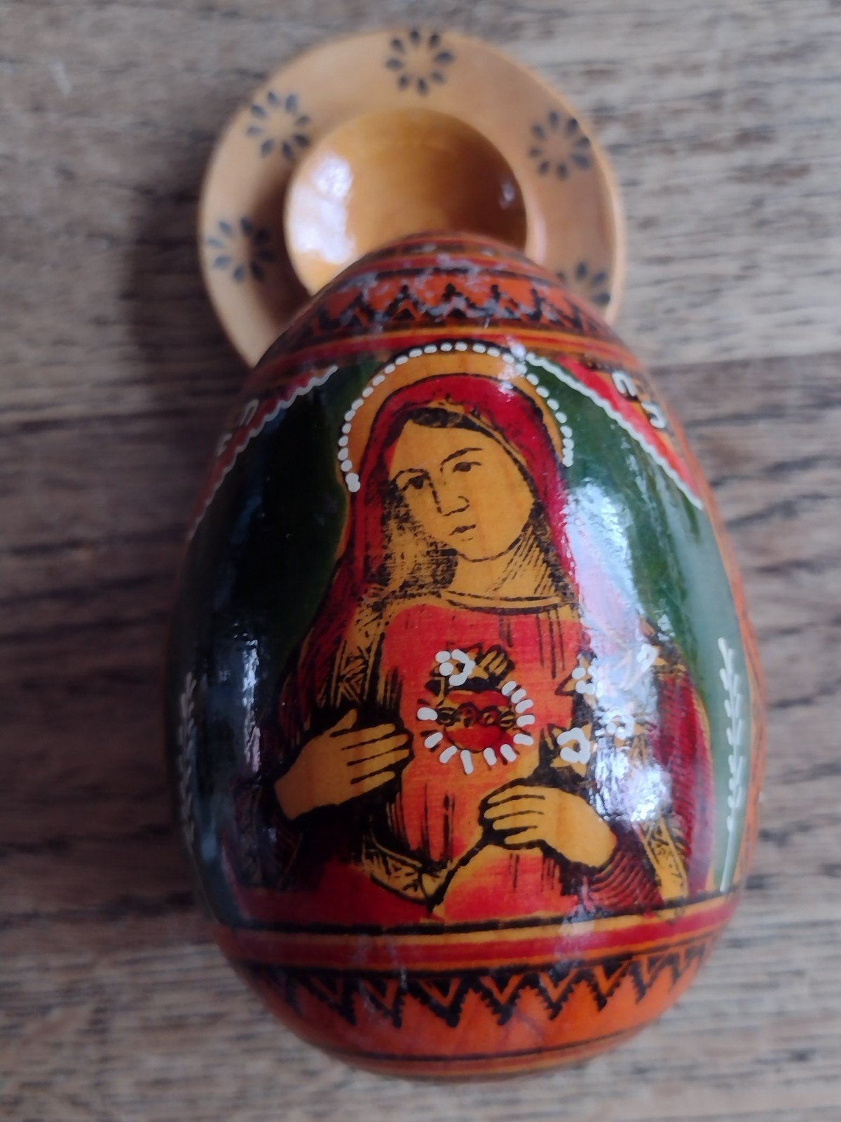 Diverse eieren,beschilderd hout en kaars Willibrord, Ophalen of Verzenden, Zo goed als nieuw, Kaart of Prent