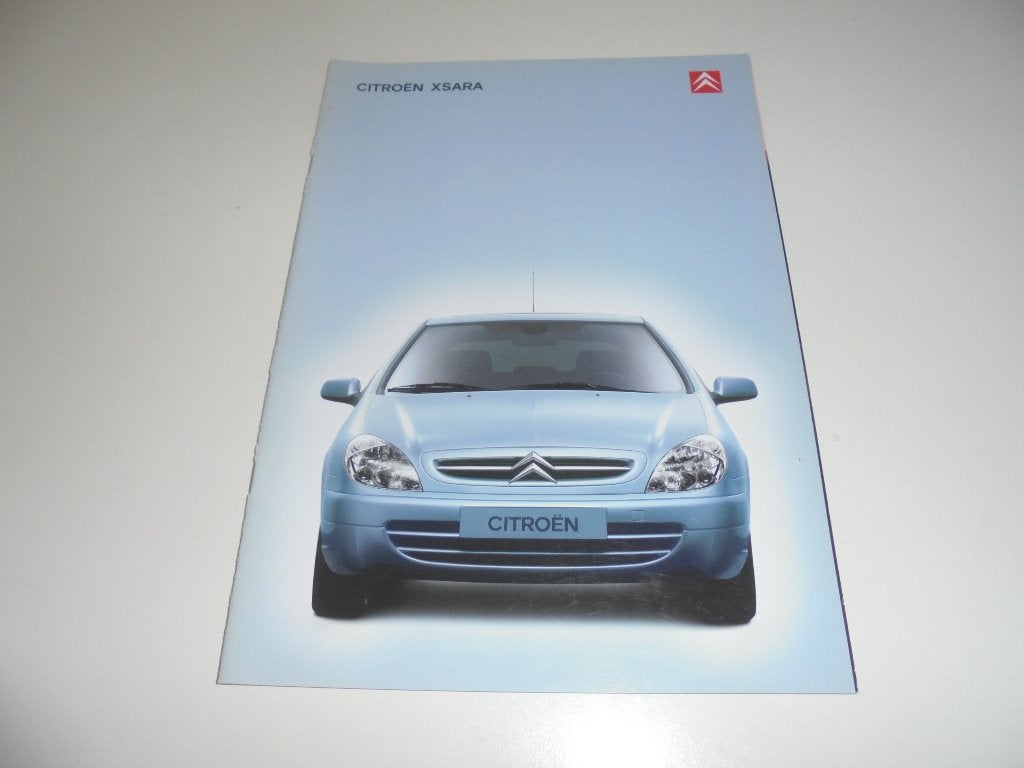 brochure Citroen Xsara modellen 2001, Ophalen of Verzenden, Nieuw, Citroën