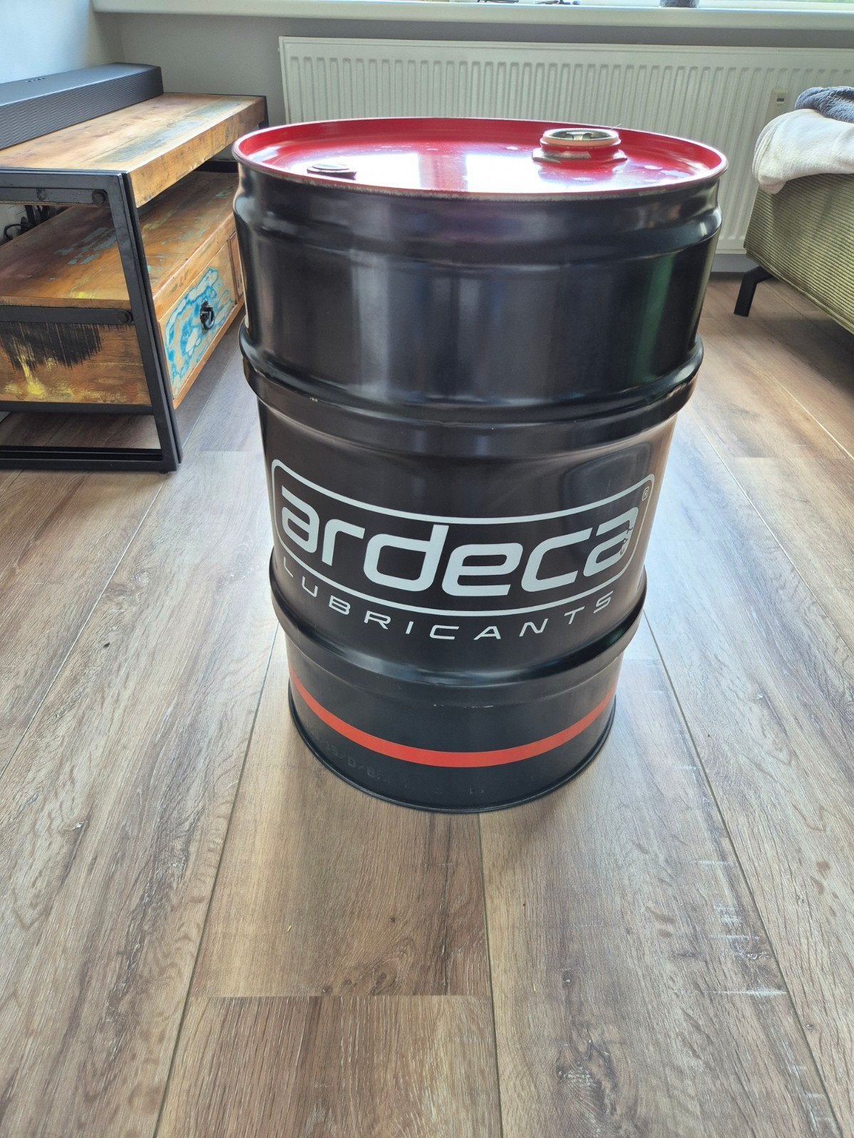 Ardeca Lubricants olievat - decoratief en functioneel, Ophalen of Verzenden, Metaal, Industrieel, Gebruikt