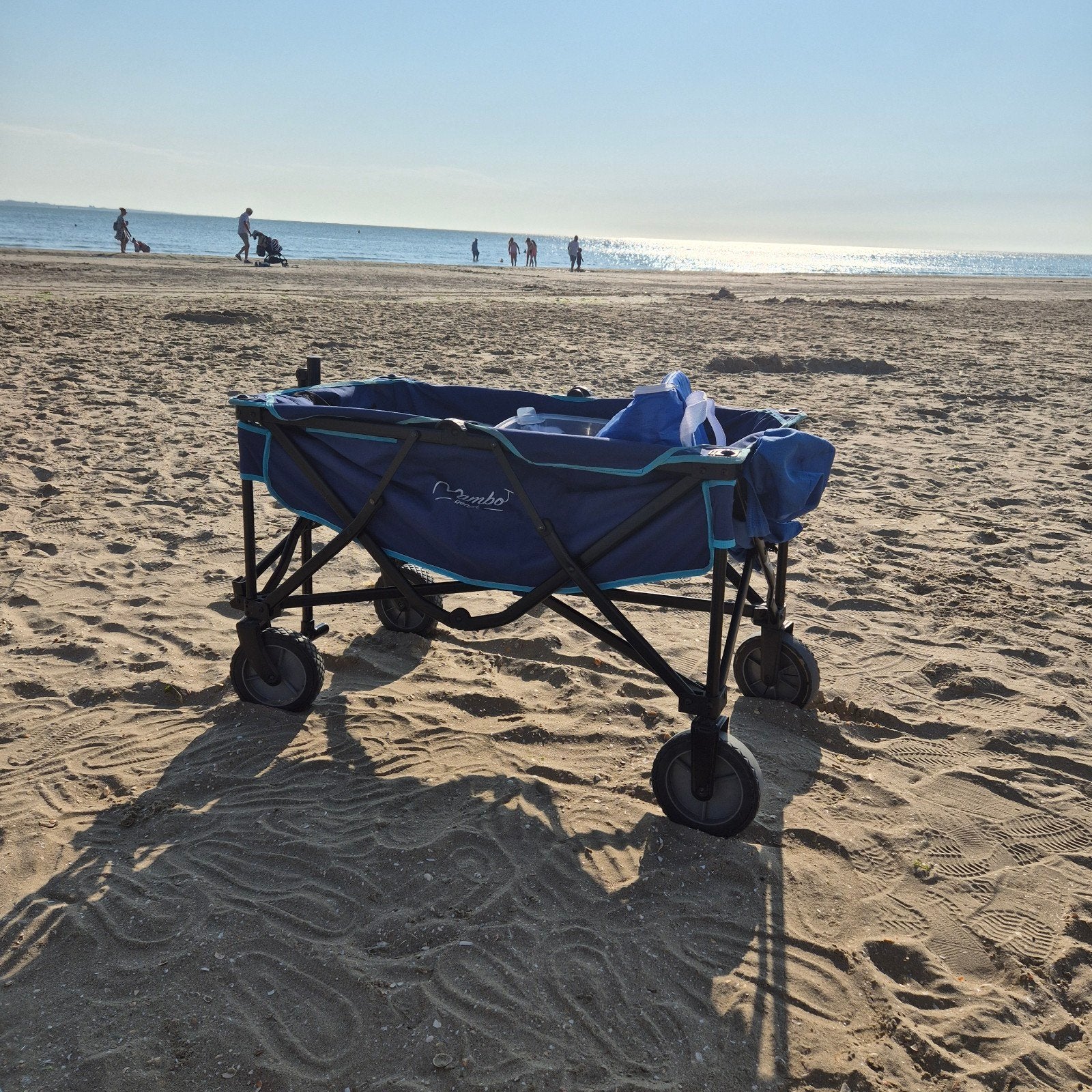Opvouwbare bolderkar strand en outdoor, Ophalen