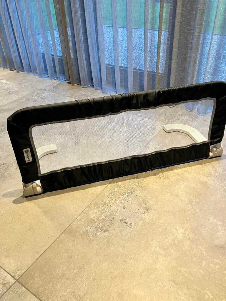 Safety 1st Opvouwbaar Bedhekje Grijs met Netstructuur, Ophalen, Zo goed als nieuw, Minder dan 140 cm, Minder dan 70 cm