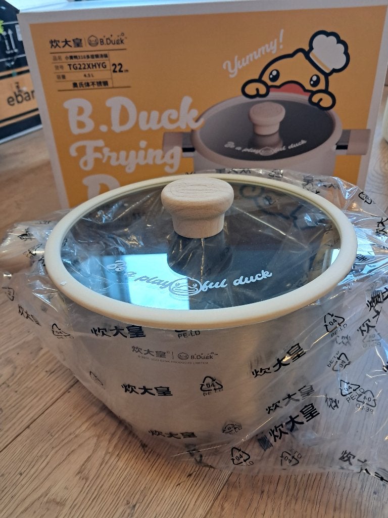 Gloednieuwe B.Duck hapjespan / kookpan (22 cm), Nieuw, DEVENTER, Rvs, Kansenkoop@gmail.com