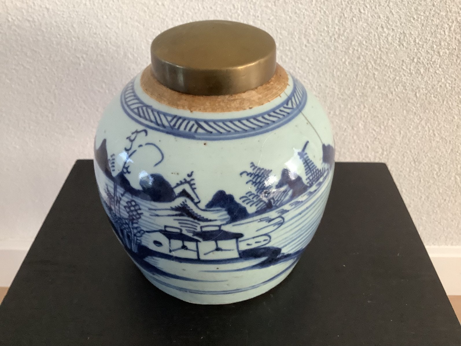 Antieke chinese gemberpot, Ophalen of Verzenden