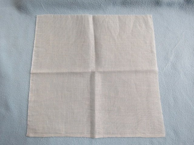 Stukje borduurstof kaaslinnen voor 1-draads borduren 30 x 30, Ophalen of Verzenden, Nieuw, Handborduren, Onderdeel of Toebehoren