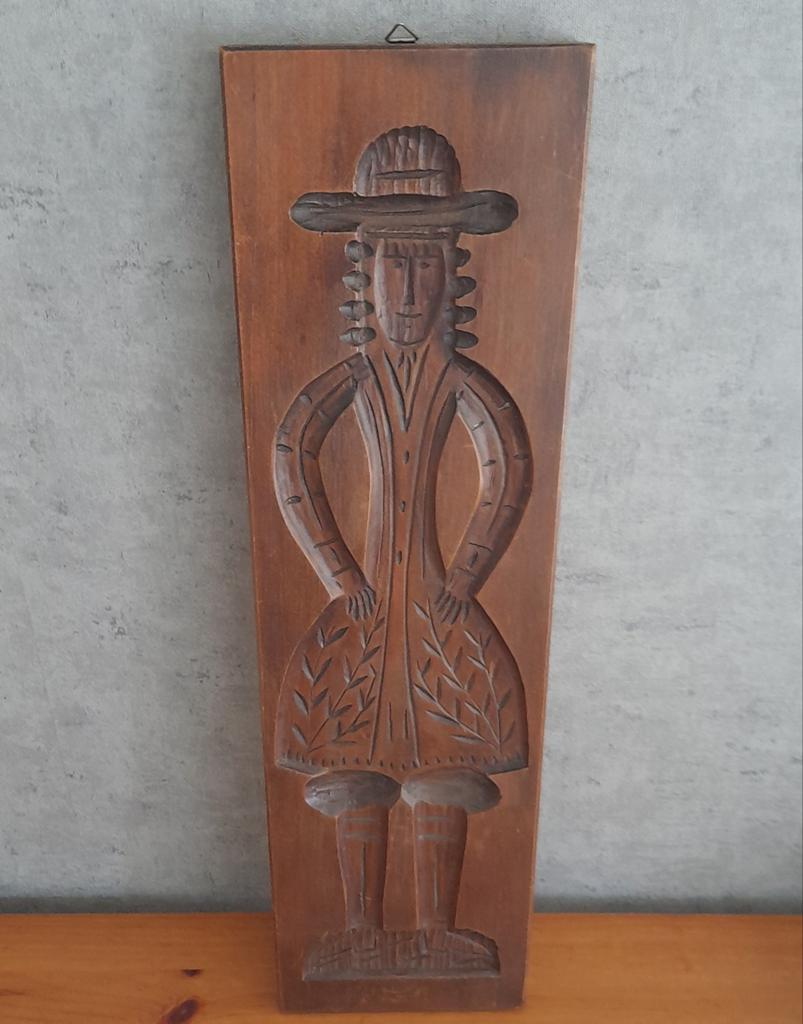 Oude speculaasplank koekplank afm 50x14 cm, Antiek en Kunst, Antiek | Keukenbenodigdheden, Ophalen of Verzenden
