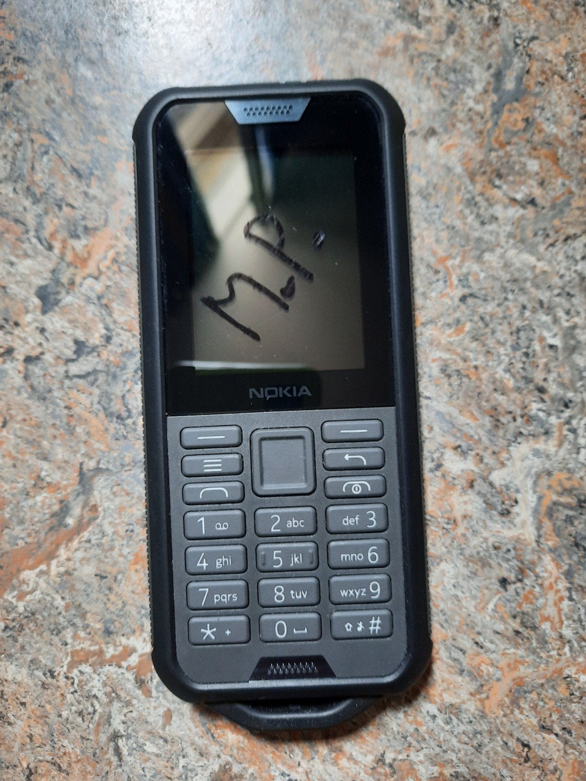 Nokia Tough 800 (defect) - voor onderdelen, Geen camera, Zwart, Fysiek toetsenbord, Ophalen of Verzenden