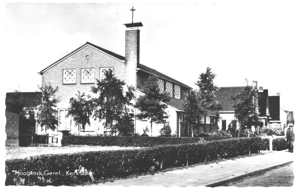967725	Hoogkerk	Groningen	1959 Geref Kerk	Elim Onbeschreven, Verzamelen, Ansichtkaarten | Nederland, Ophalen of Verzenden, 1940 tot 1960