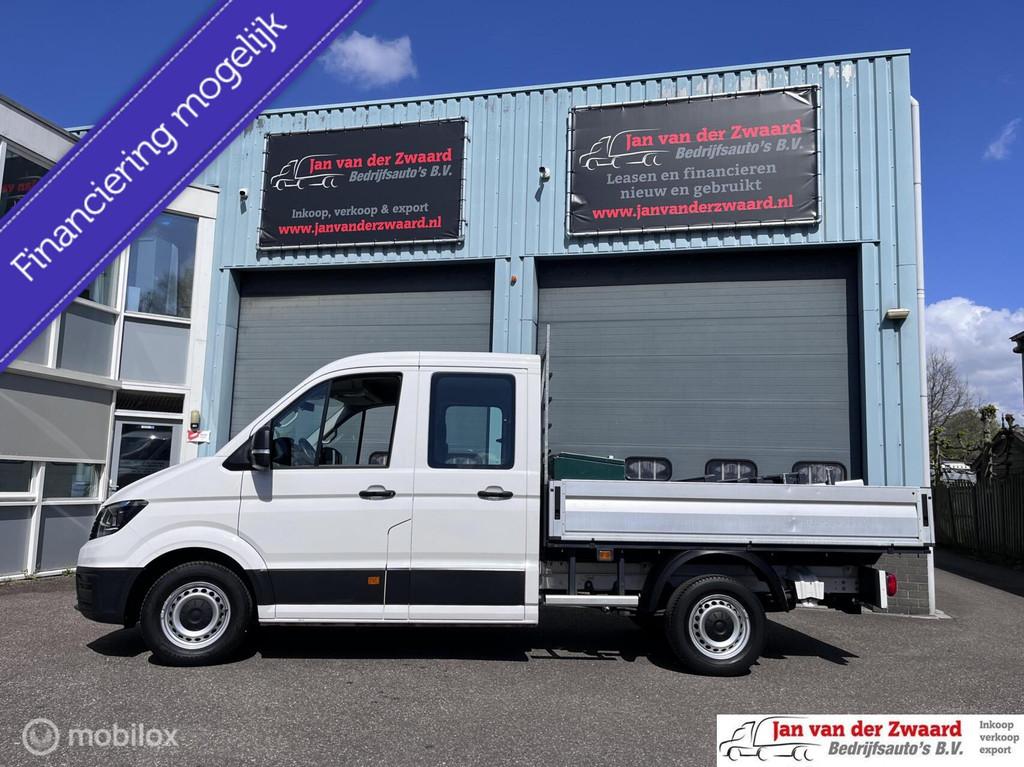 Volkswagen Crafter 35 2.0 TDI Dubbele cabine Open laadbak Pi, Auto's, Bestelauto's, Euro 6, 4 cilinders, Volkswagen, 3000 kg