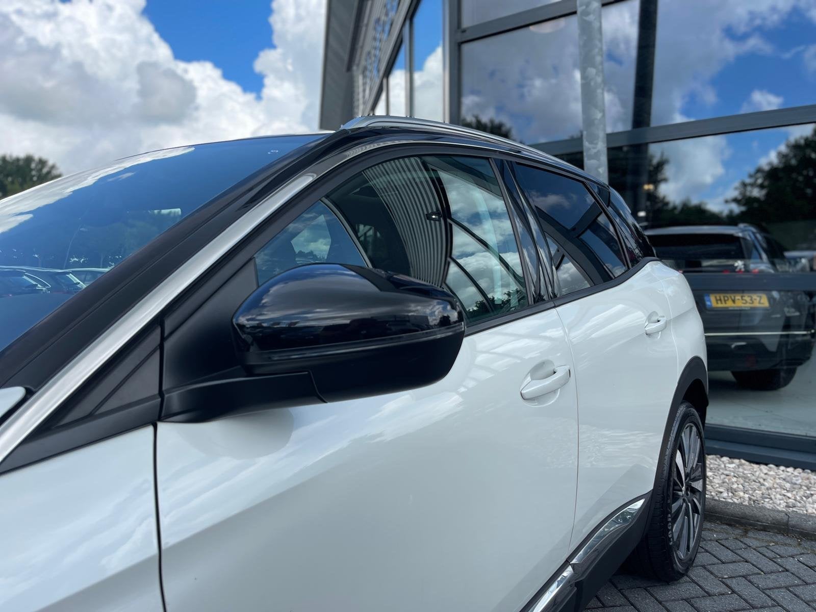 Peugeot 3008 1.2 PureTech Allure | Panorama | Cruise | Clima, Auto's, Gebruikt, Leder en Stof, Wit, Origineel Nederlands