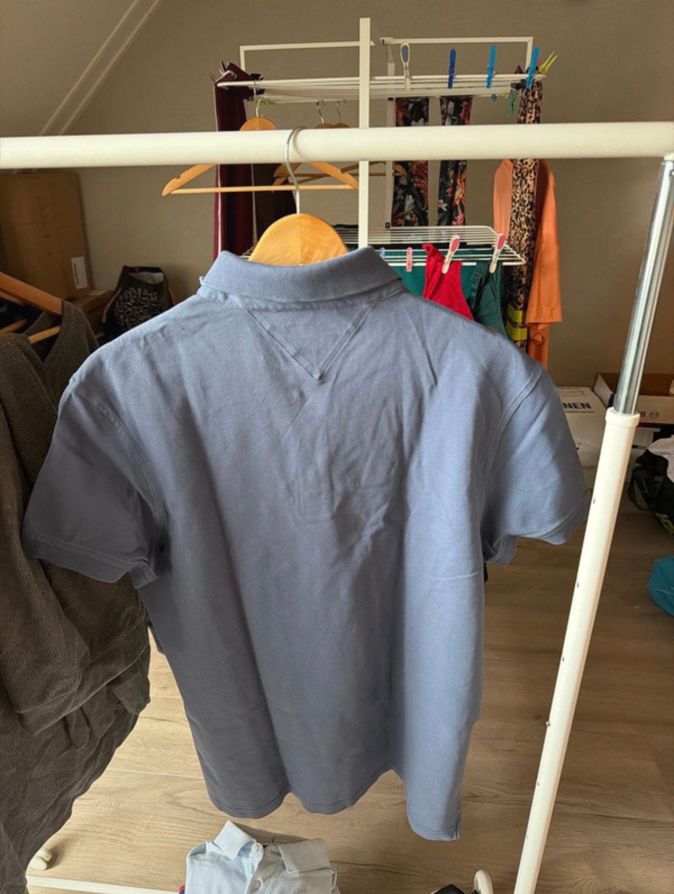 Poloshirt Tommy Hilfiger, Ophalen of Verzenden, Zo goed als nieuw, Maat 56/58 (XL), Blauw