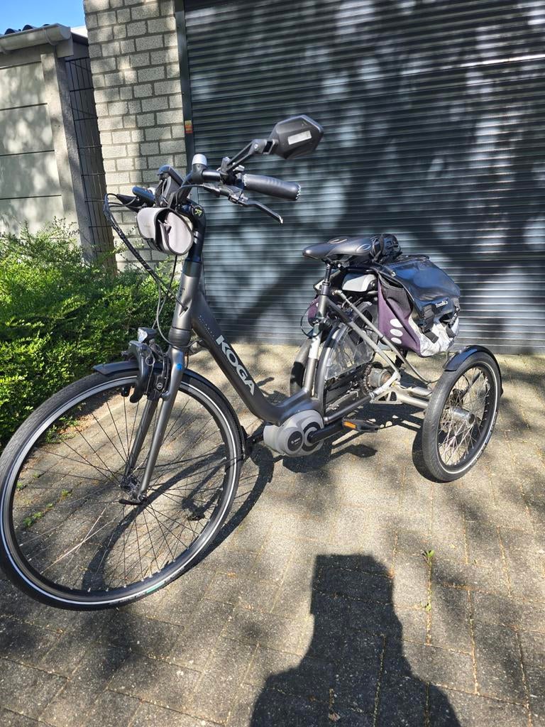 Electriche koga e nova driewiel fiets als nieuw, Fietsen en Brommers, Ophalen, Zo goed als nieuw, Schijfrem, Koga
