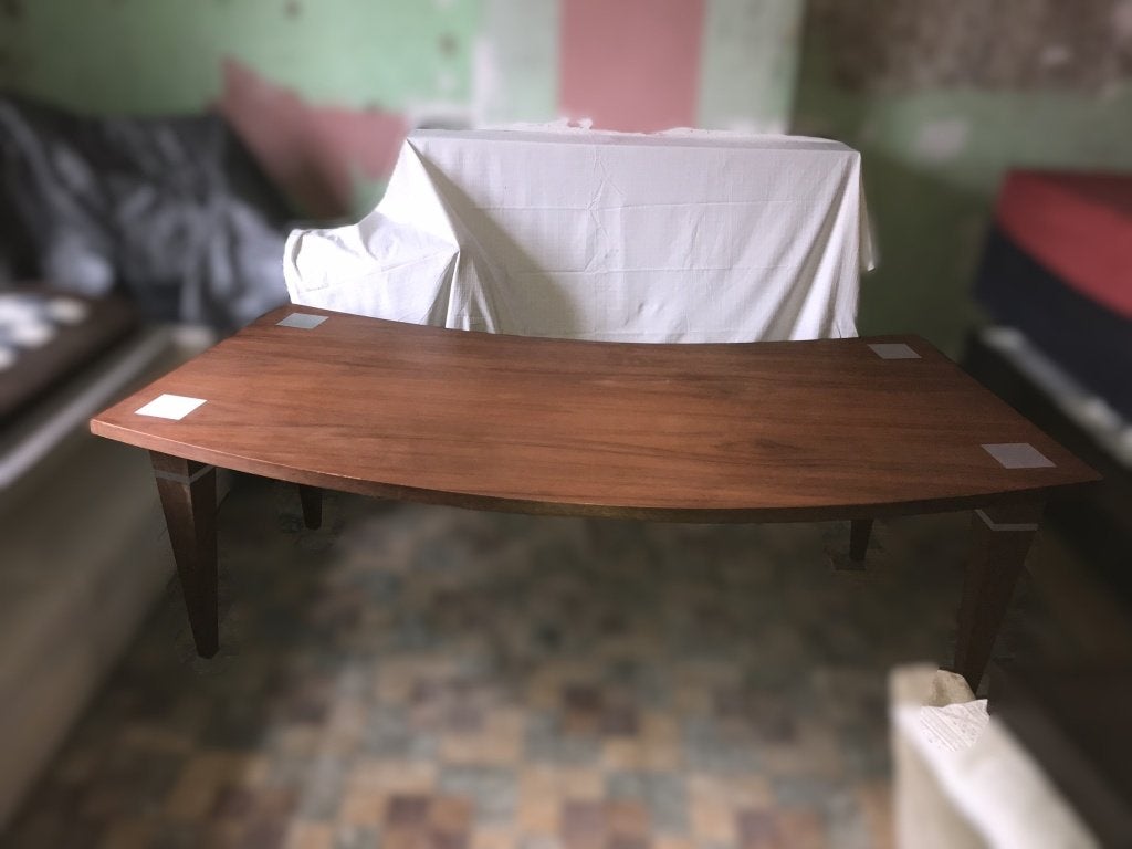 Bureau Tafel Massief Hout     µ9x, Ophalen of Verzenden