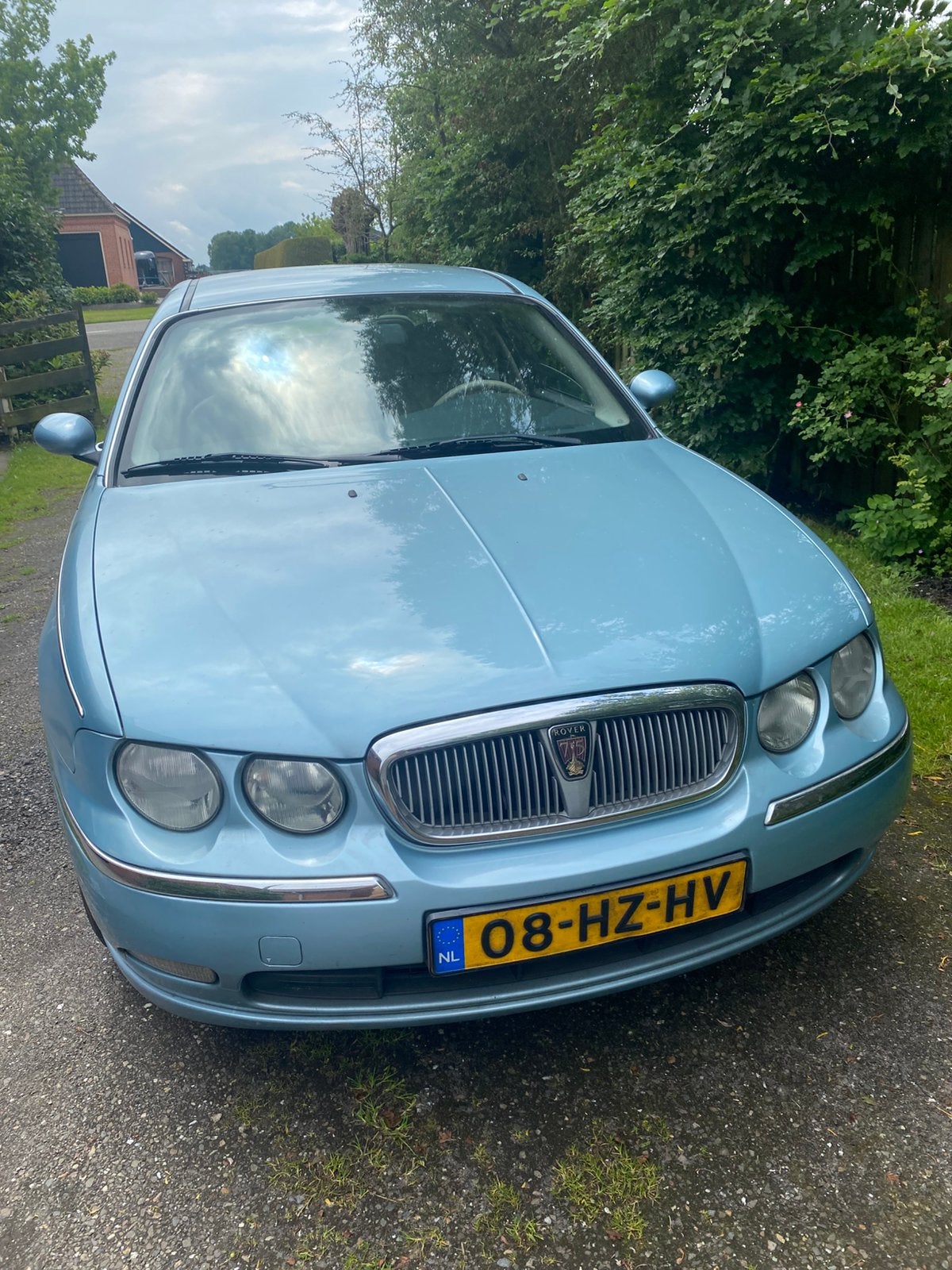 Rover 75 2 liter V6 2003 Blauw, Auto's, 1450 kg, Achterwielaandrijving, Beige, Blauw