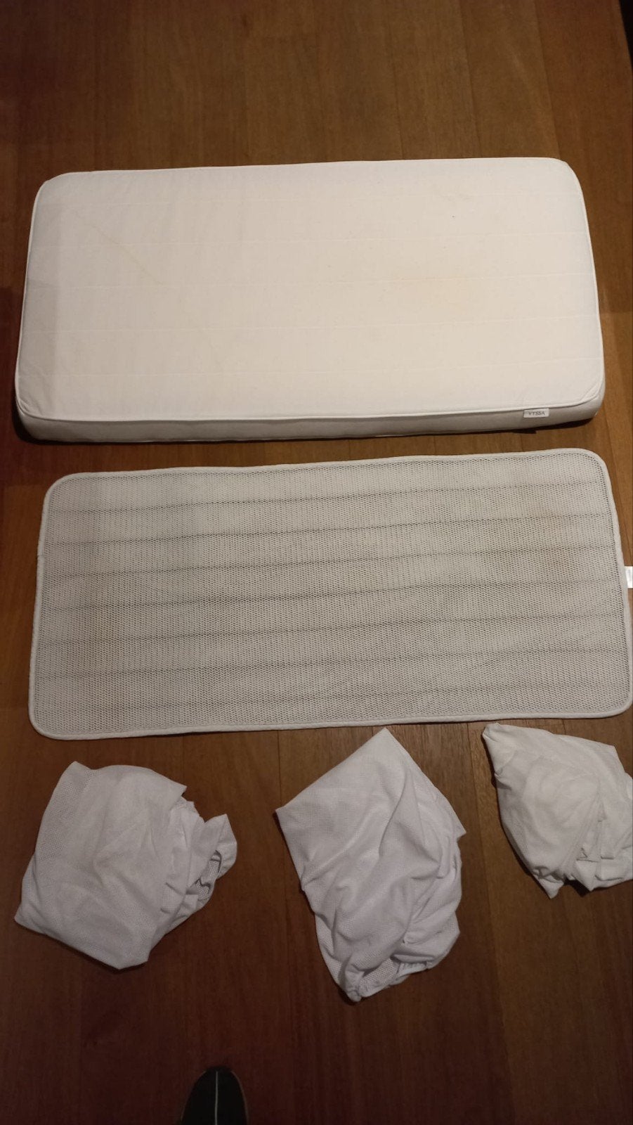 Aerosleep matrastopper met aerosleep hoeslakens en matras, Ophalen, Gebruikt, Jongetje of Meisje, Overige typen