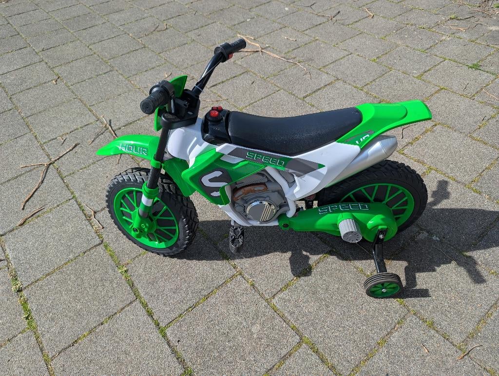 Cross motor op accu met lader, Ophalen, Gebruikt