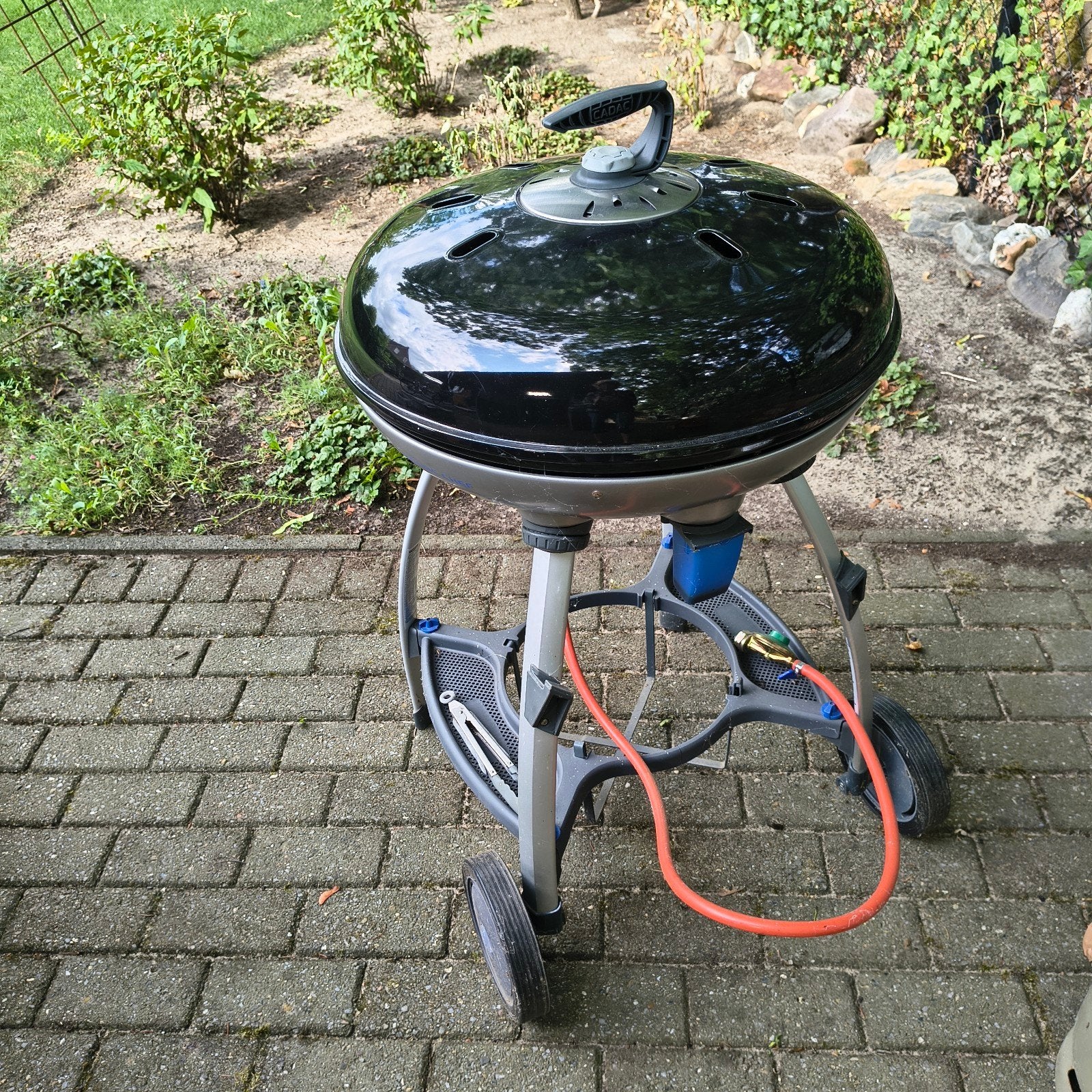 Cadac Carri Chef 2 BBQ/Skottelbraai met hoes en gasfles, Ophalen, Gebruikt, Cadac