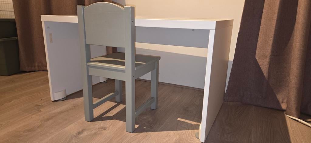 Wit Stuva bureau met stoel van de Ikea, Ophalen, Gebruikt, Overige merken, Kinderbureau
