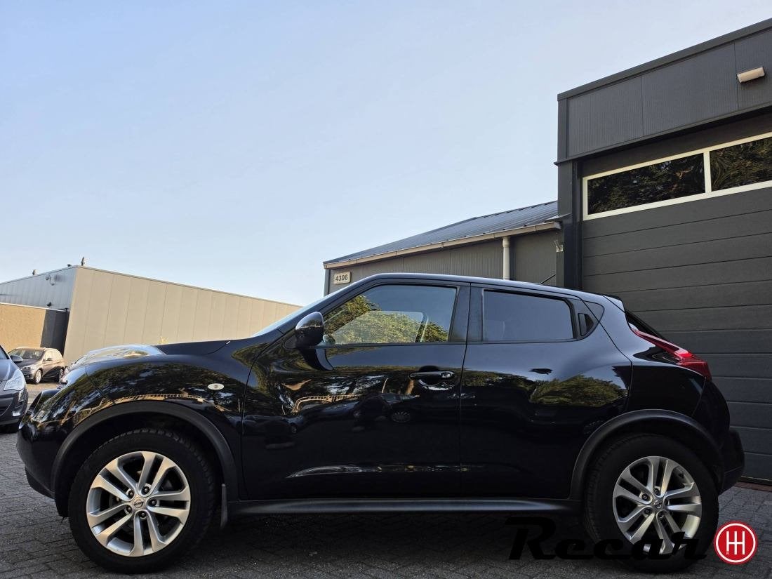 Nissan Juke - 1.6 Acenta Eco/Navi/Clima/Camera/Cruise, Auto's, Nissan, Euro 5, Gebruikt, 4 cilinders, Bedrijf