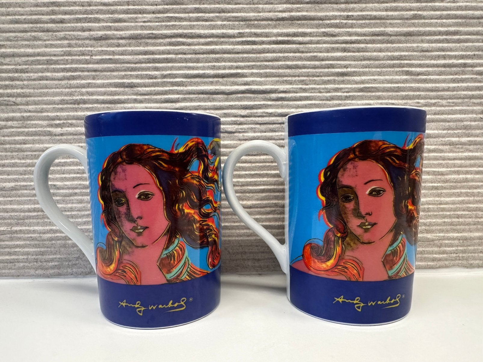 Andy Warhol 1995 Mok Fine Porcelain, Antiek en Kunst, Kunst | Designobjecten, Ophalen of Verzenden, Object, Meerkleurig, Steen/keramiek