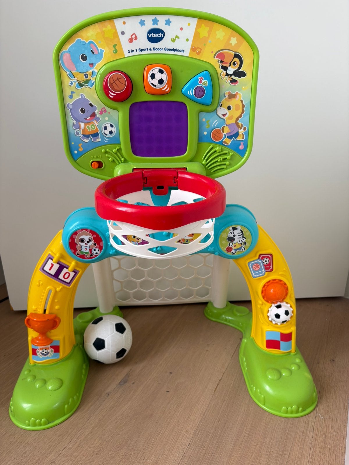 Vtech goal inclusief basketball net, Ophalen, Gebruikt, 6 maanden tot 2 jaar