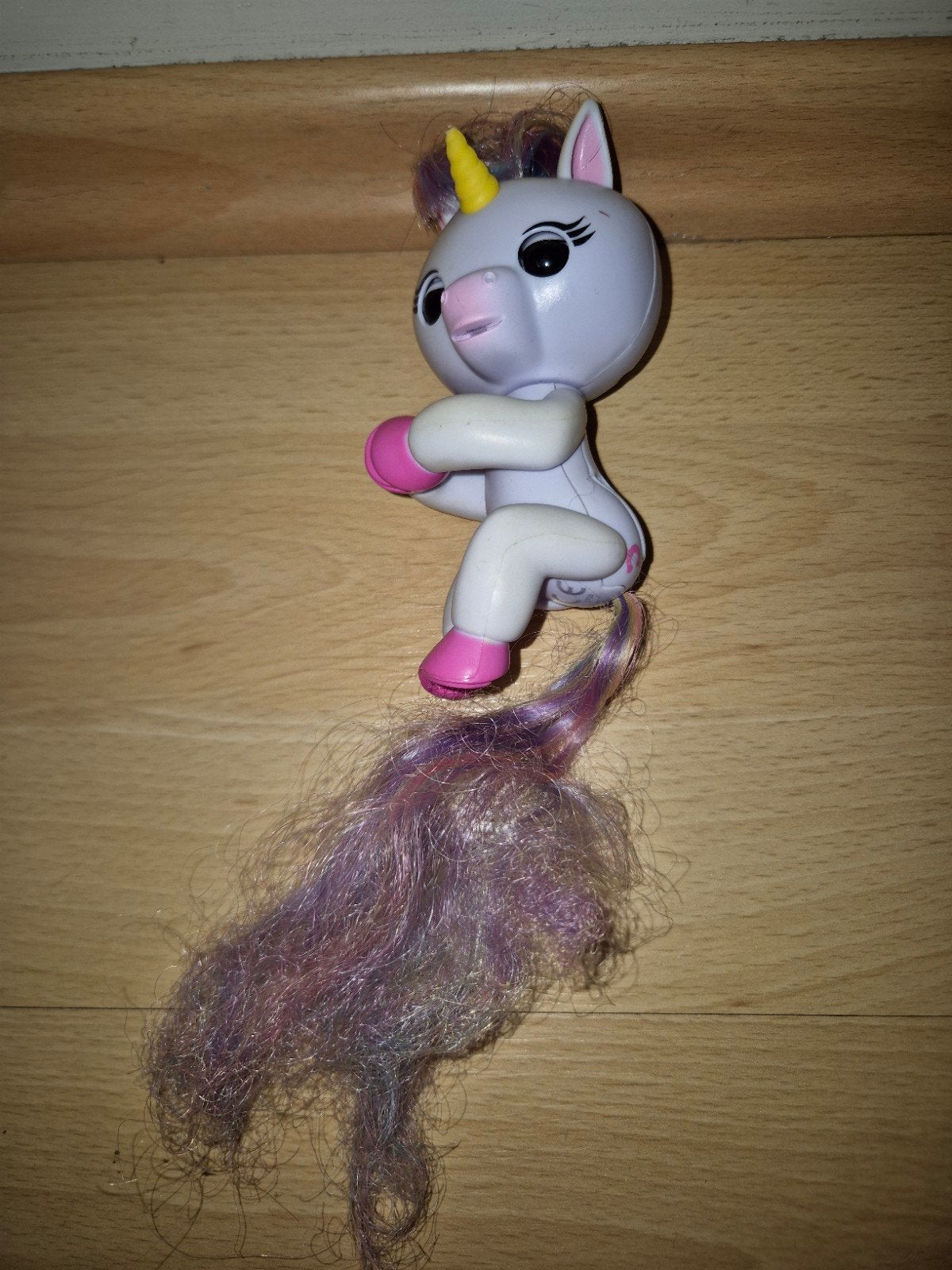 Fingerling WowWee interactieve Eenhoorn met regenbooghaar, Ophalen of Verzenden, Gebruikt, Meisje