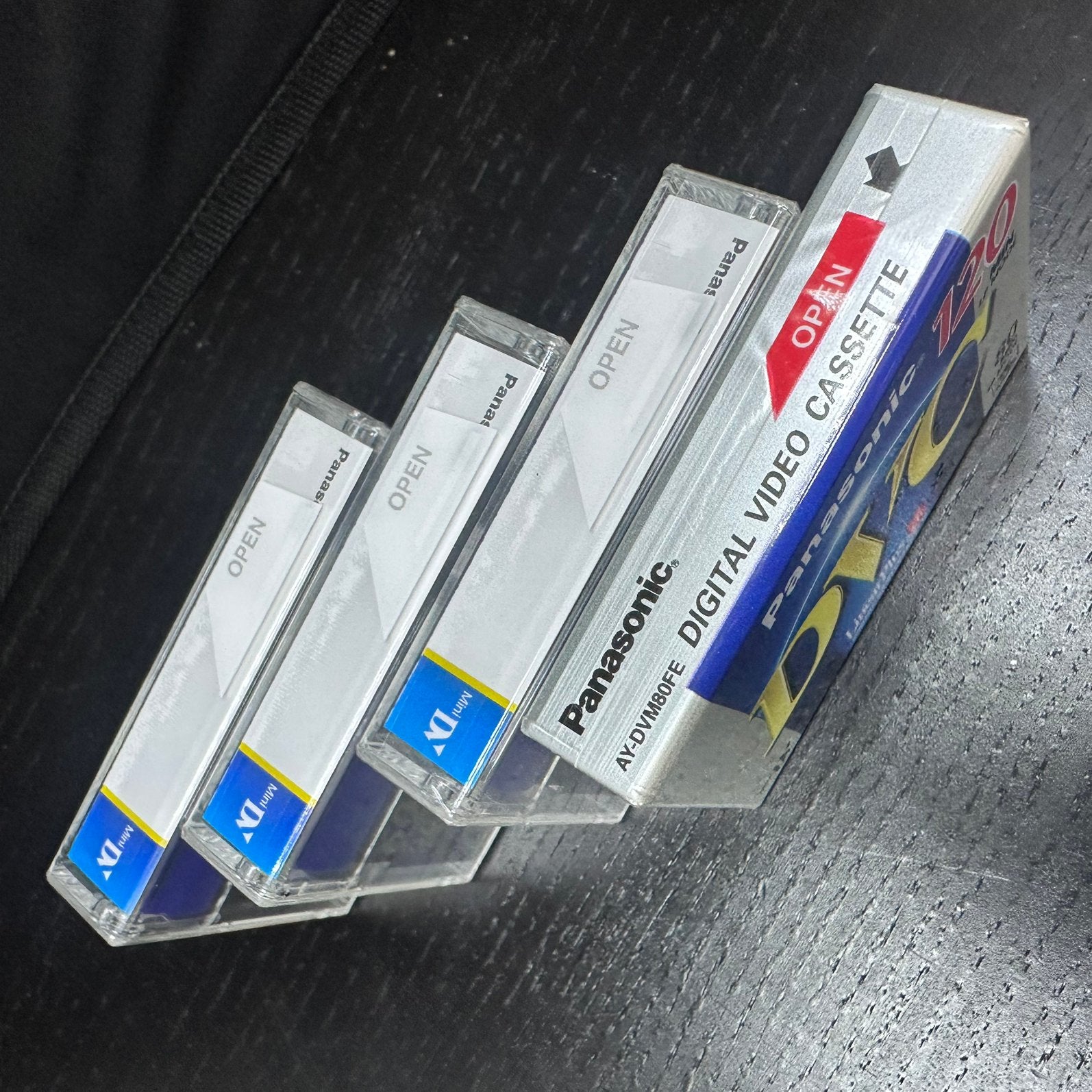 Panasonic MiniDV Tapes Nieuw/Ongebruikt - 4 Stuks, S, Verzenden, Accessoire, H