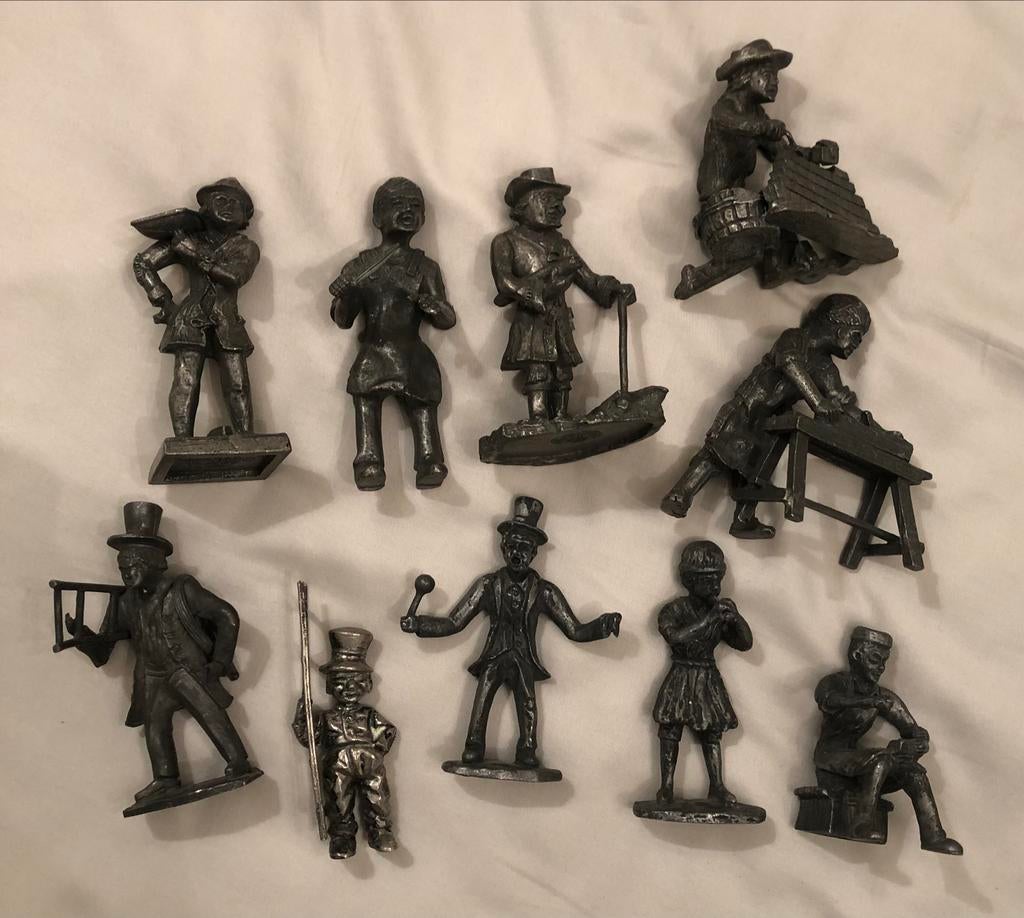 10x tinnen Beeldjes - ROYAL HOLLAND Pewter Daalderop, Antiek en Kunst, Ophalen of Verzenden