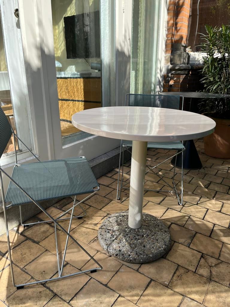2x HAY Ceramic Tafel Warm Wit - Rond 70cm, Ophalen, Zo goed als nieuw, Rond, Overige materialen