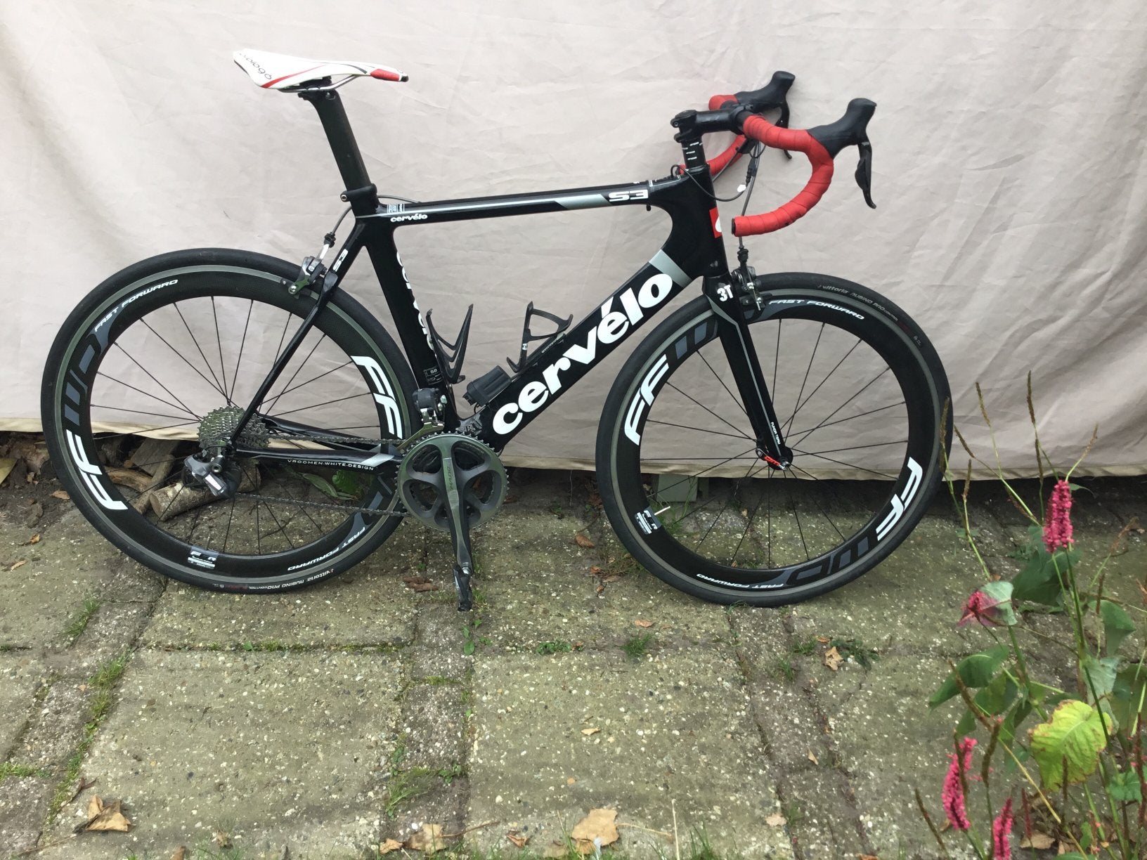 Cervelo S3, maat L, Shimano Dura Ace di2, carbon wielen, Fietsen en Brommers, Overige merken, Carbon, Ophalen of Verzenden, Zo goed als nieuw