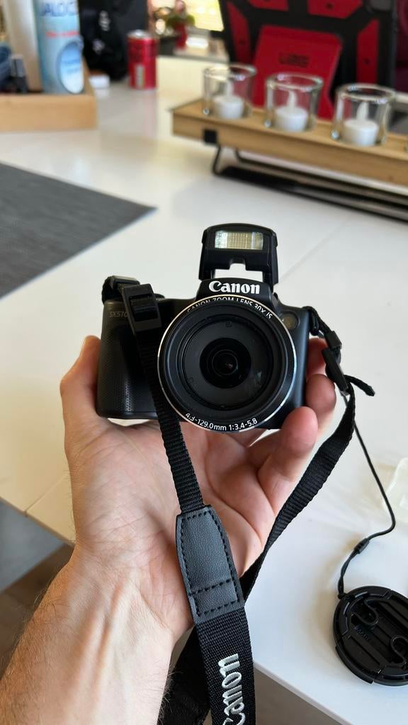 Canon PowerShot SX510 HS + tas + oplader + SD kaart, Gebruikt, Canon, Compact, Ophalen of Verzenden