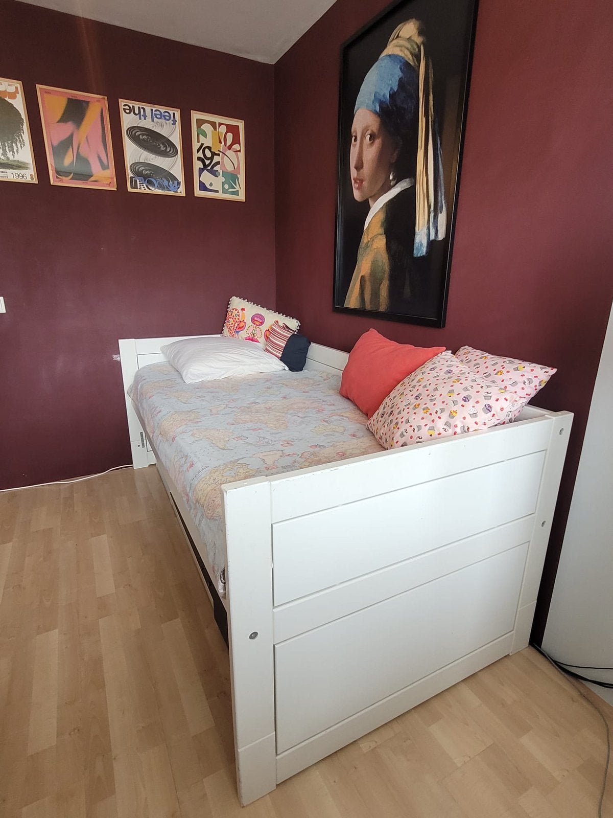 Bed met onderkast van Lifetime 90 x 200 (b x l), Ophalen, Zo goed als nieuw, Eenpersoons