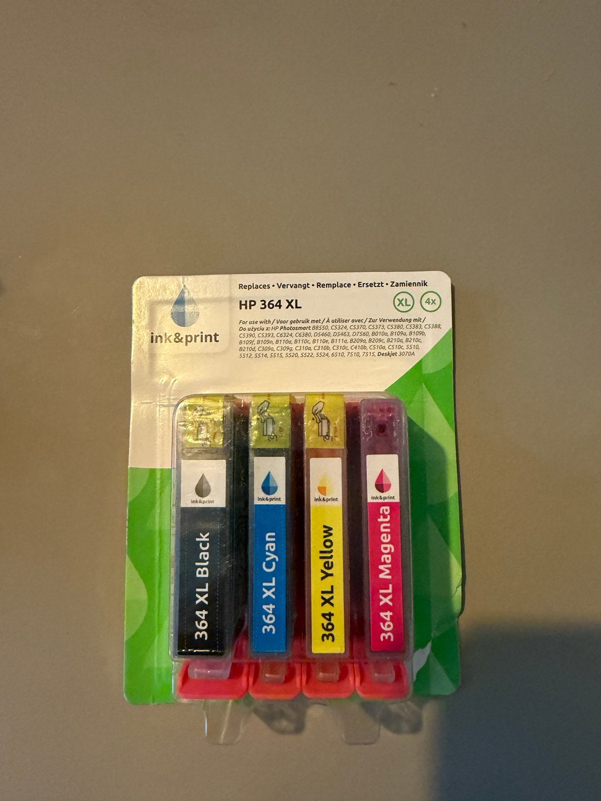 HP 364 XL Inktpatronen - Zwart, Cyaan, Geel, Magenta, Computers en Software, Ophalen, Zo goed als nieuw, Cartridge