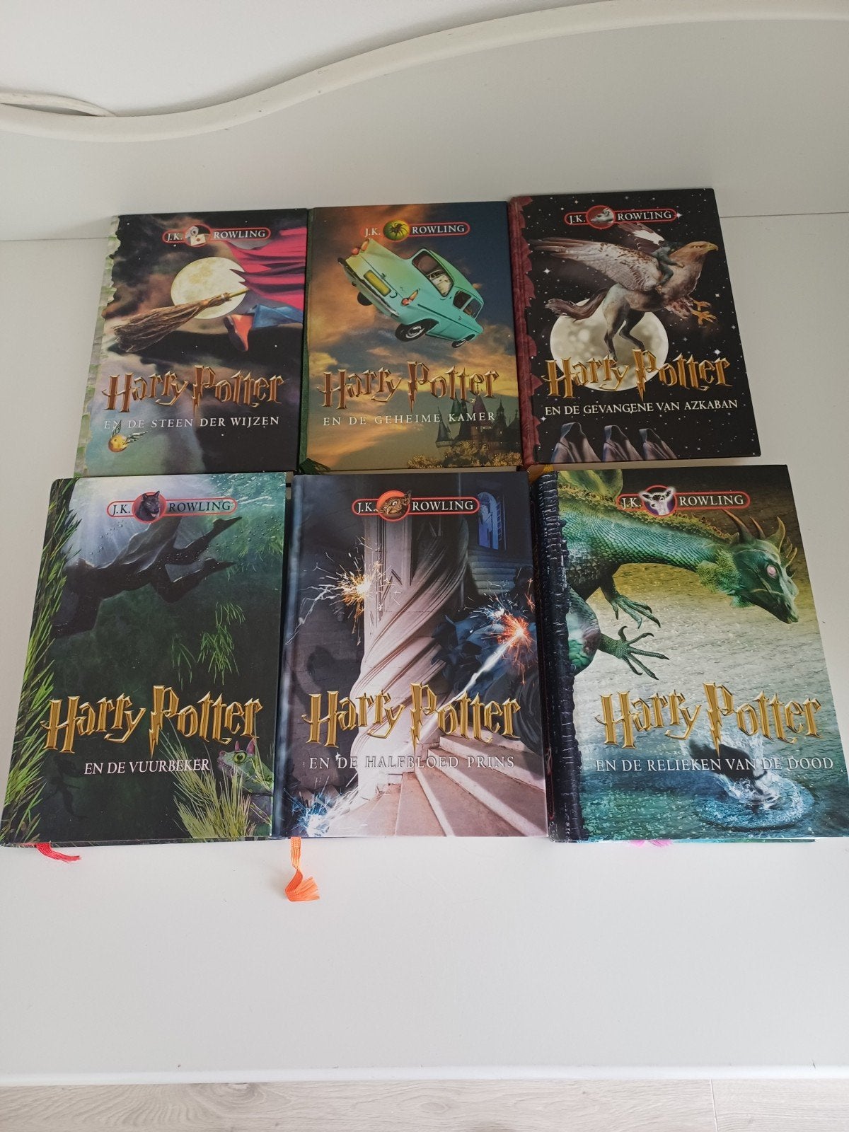 Harry Potter boeken / harde kaft / 6 stuks, Boeken, Ophalen of Verzenden, Gelezen
