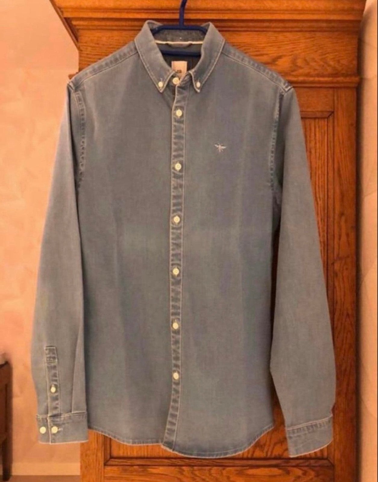 River Island spijkerblouse maat S, nieuw zonder kaartje, Ophalen of Verzenden, Nieuw, Blauw, Halswijdte 38 (S) of kleiner