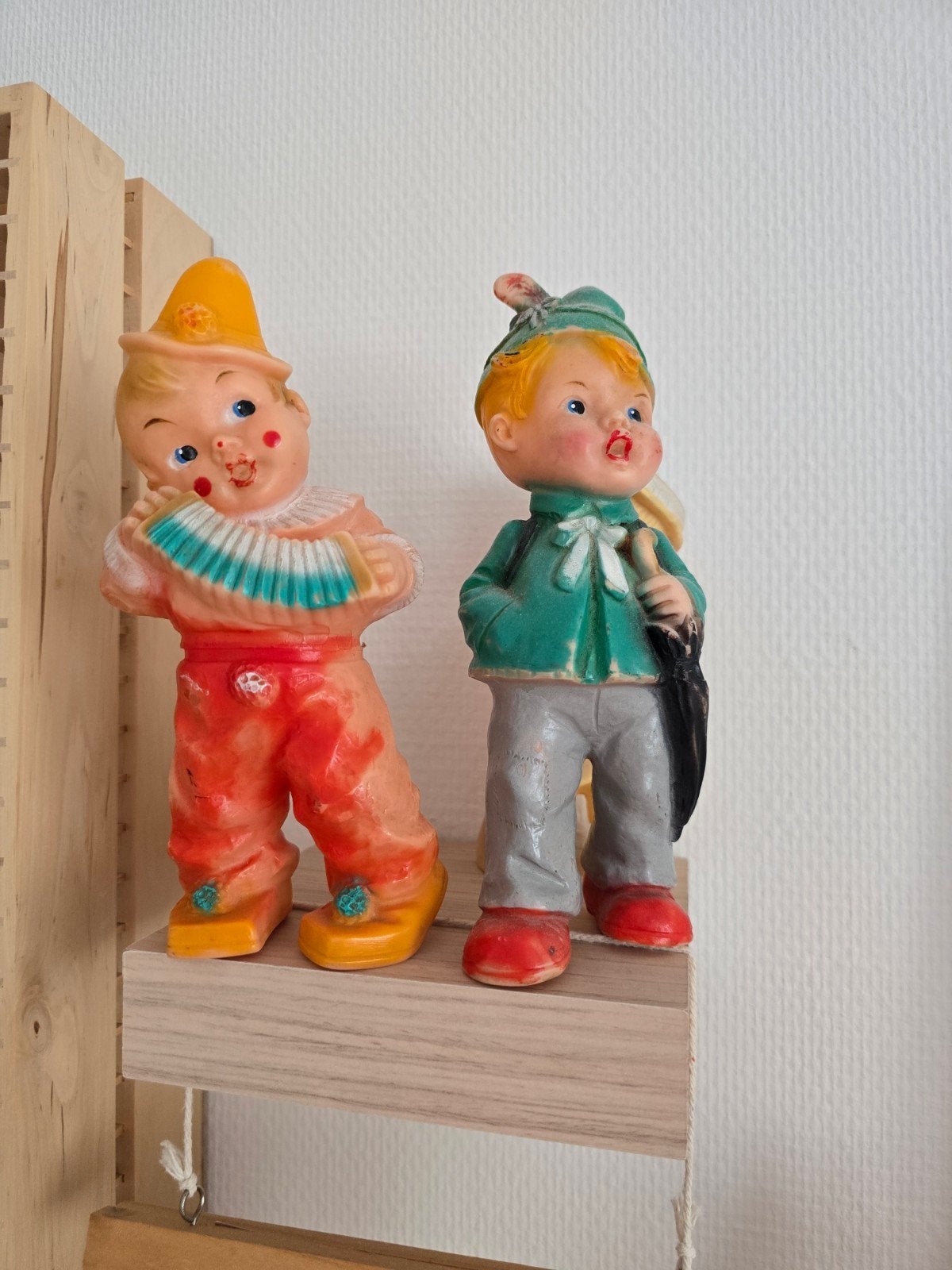 3 Retro Vintage Piepfiguren uit de Jaren '60, Kinderen en Baby's, Speelgoed | Overig, Ophalen of Verzenden, Gebruikt