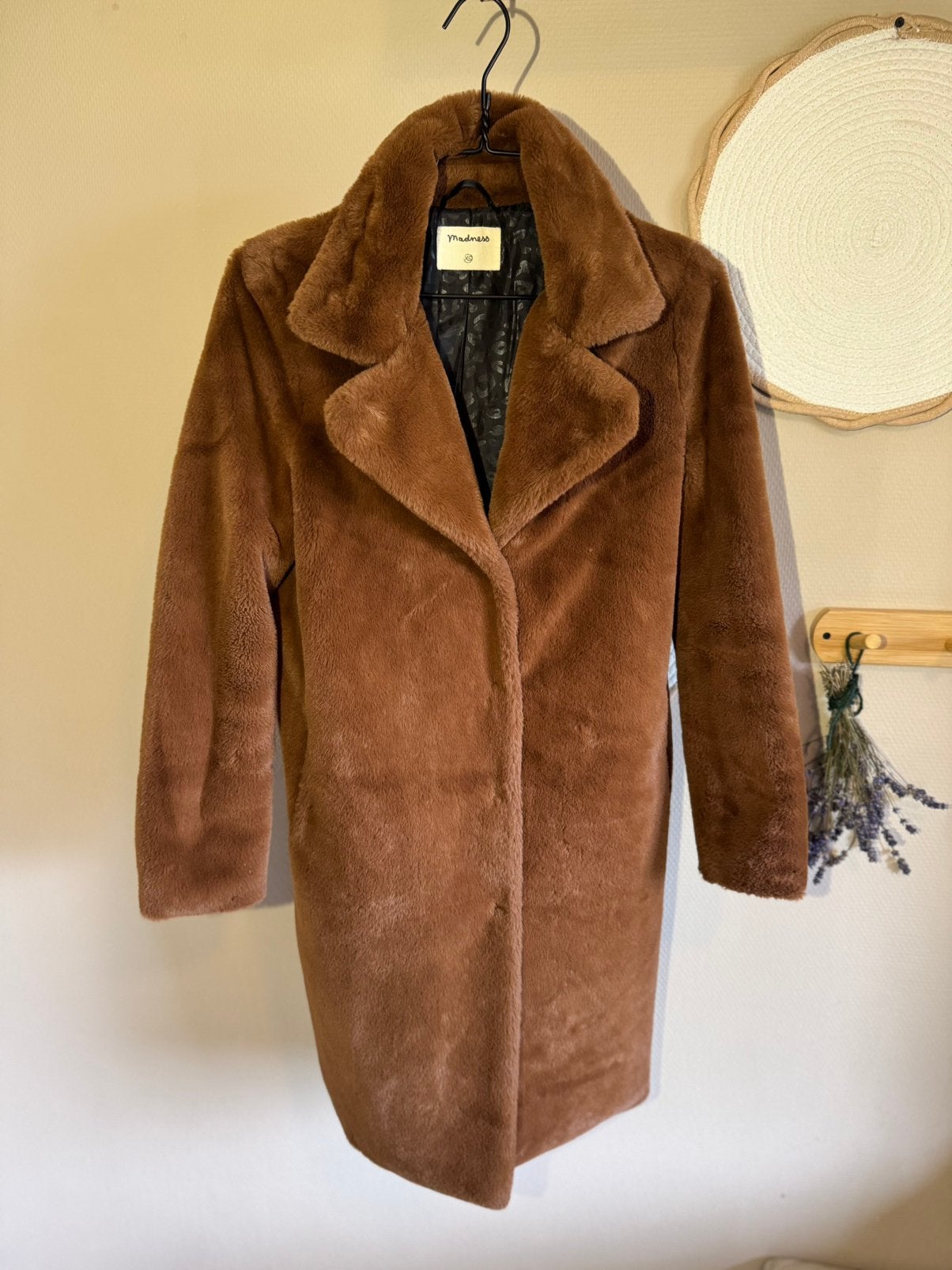 Madness bontjas bruin | maat XS, Kleding | Dames, Ophalen of Verzenden, Zo goed als nieuw, Maat 34 (XS) of kleiner, Bruin
